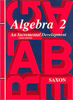 Saxon Algebra 2 Textbook Cover